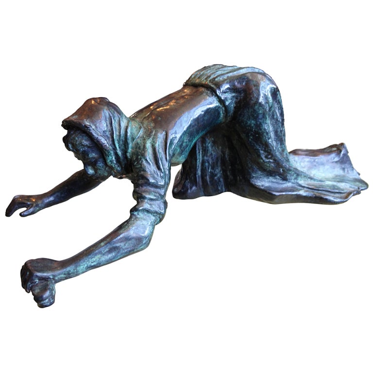 "La Cenicienta" Bronze Sculpture For Sale