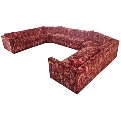 Monumental Three-Piece Sectional by Milo Baughman for Thayer Coggin 4