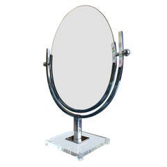 Large Charles Hollis Jones Vanity or Table Double-Sided Mirror 8