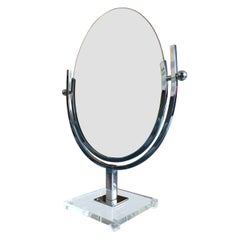 Large Charles Hollis Jones Vanity or Table Double-Sided Mirror