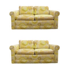 Outstanding Pair of 1960s Two-Seat Sofas 1