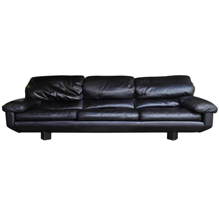 Vintage Leather Sofa By Zani From The, Milano Leather Sectional Sofa
