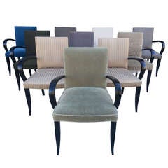 Set of Ten Armchairs by Dakota Jackson