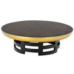 Table With Mottled Floriform Design By Kittinger