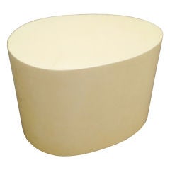 Lacquered Goatskin Side Table by Aldo Tura
