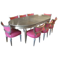 Hollywood Regency Dining Suite in the Style of James Mont 10