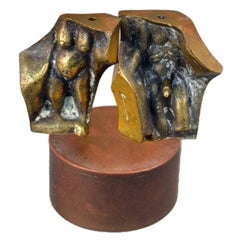 Miniature Erotica Bronze Sculpture by Domenico Calabrone