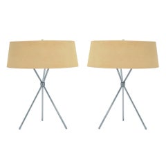 Pair of Tripod Table Lamps by Robsjohn-Gibbings for Hansen