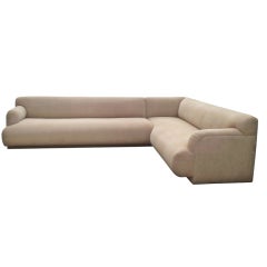 Retro Steve Chase 2 Piece Sectional With Lighted Platform