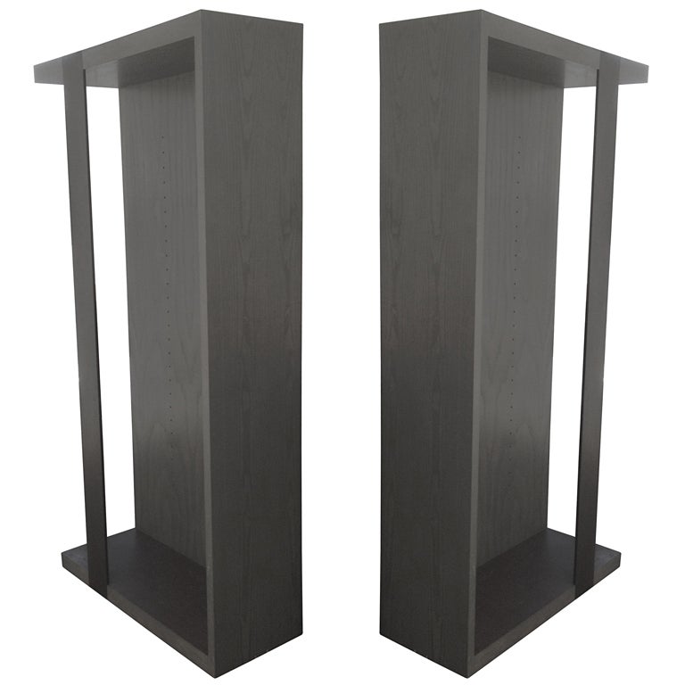 Outstanding Pair of Bookcases or Shelving Units by Antoine Proulx