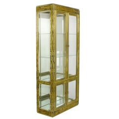 Bernhard Rohne Mastercraft Acid Etched Brass Etagere/Display