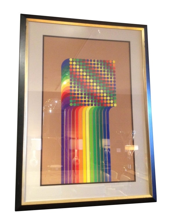 Original 1960s serigraph by Julio Le Parc.
The piece is in great condition and hand-signed by the artist.
Size:
40