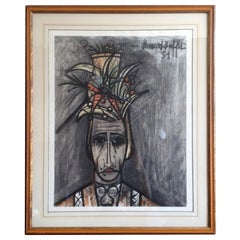 Bernard Buffet Lithograph on Paper "Limited Edition" 299/300