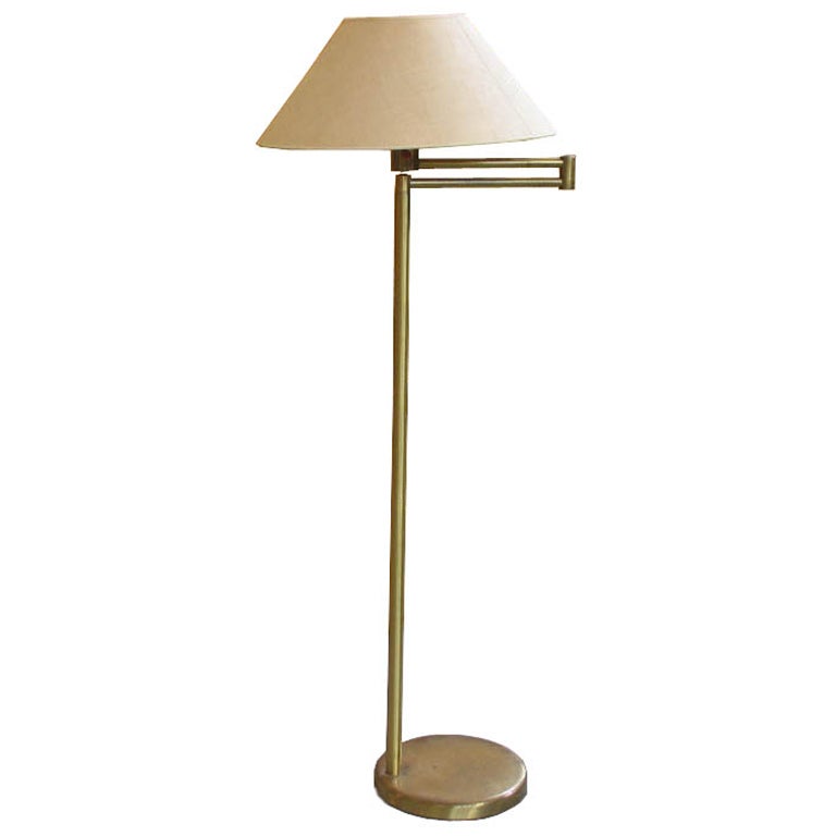 Swing Arm Floor Lamp By Walter Von Nessen