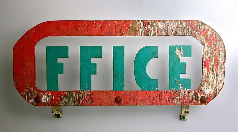 Folk Art Office Sign