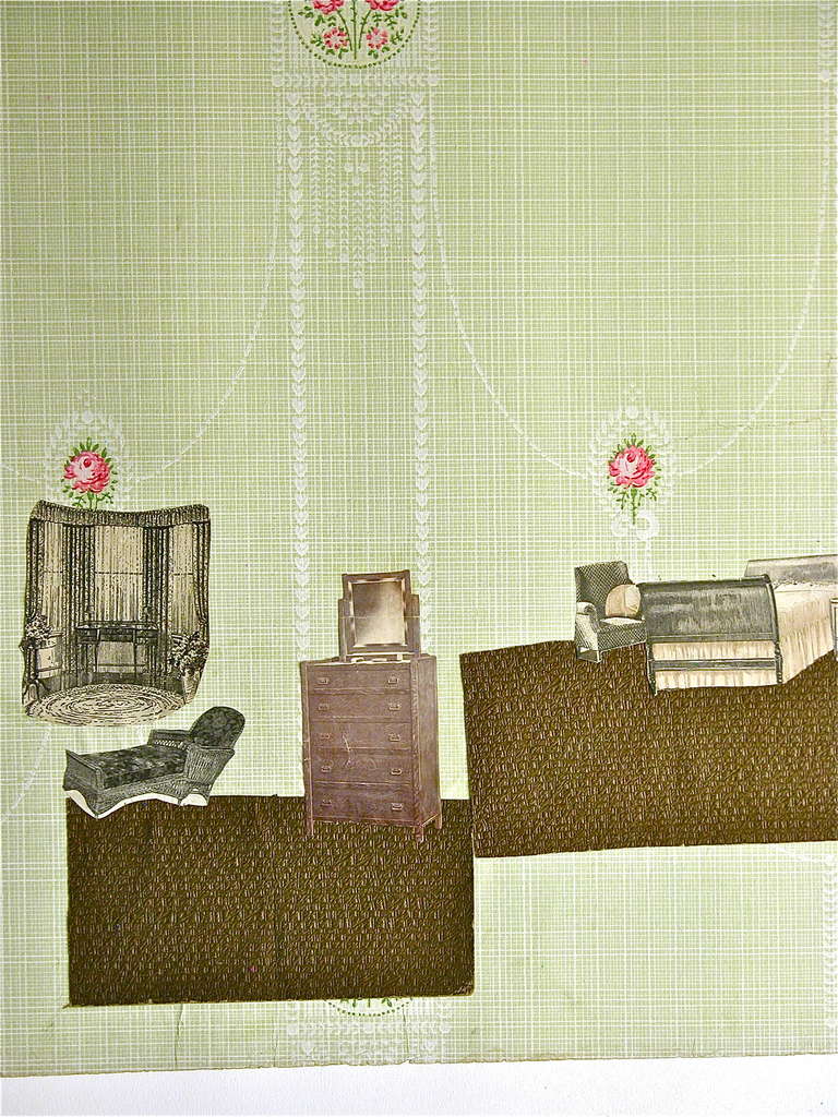 Lithograph Wallpaper Dollhouse No.5