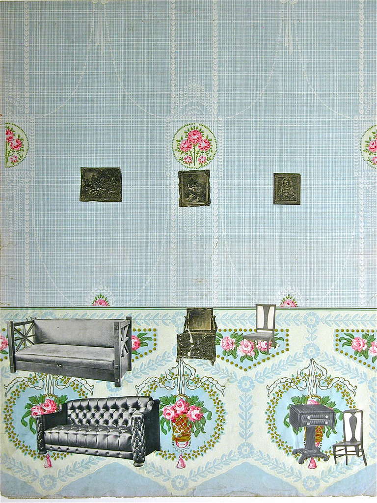 20th Century Wallpaper Dollhouse No.2