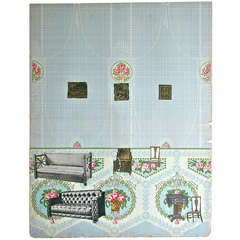 Antique Wallpaper Dollhouse No.2