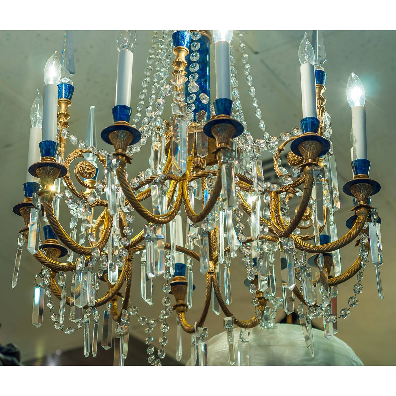 lapis chandelier