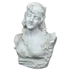 Italian Marble Bust of a Woman 8