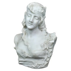 Italian Marble Bust of a Woman