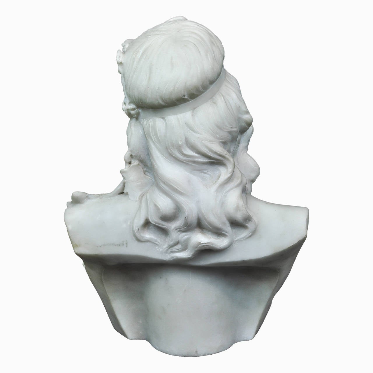 An Italian marble bust of a woman
Stock number: SC59.