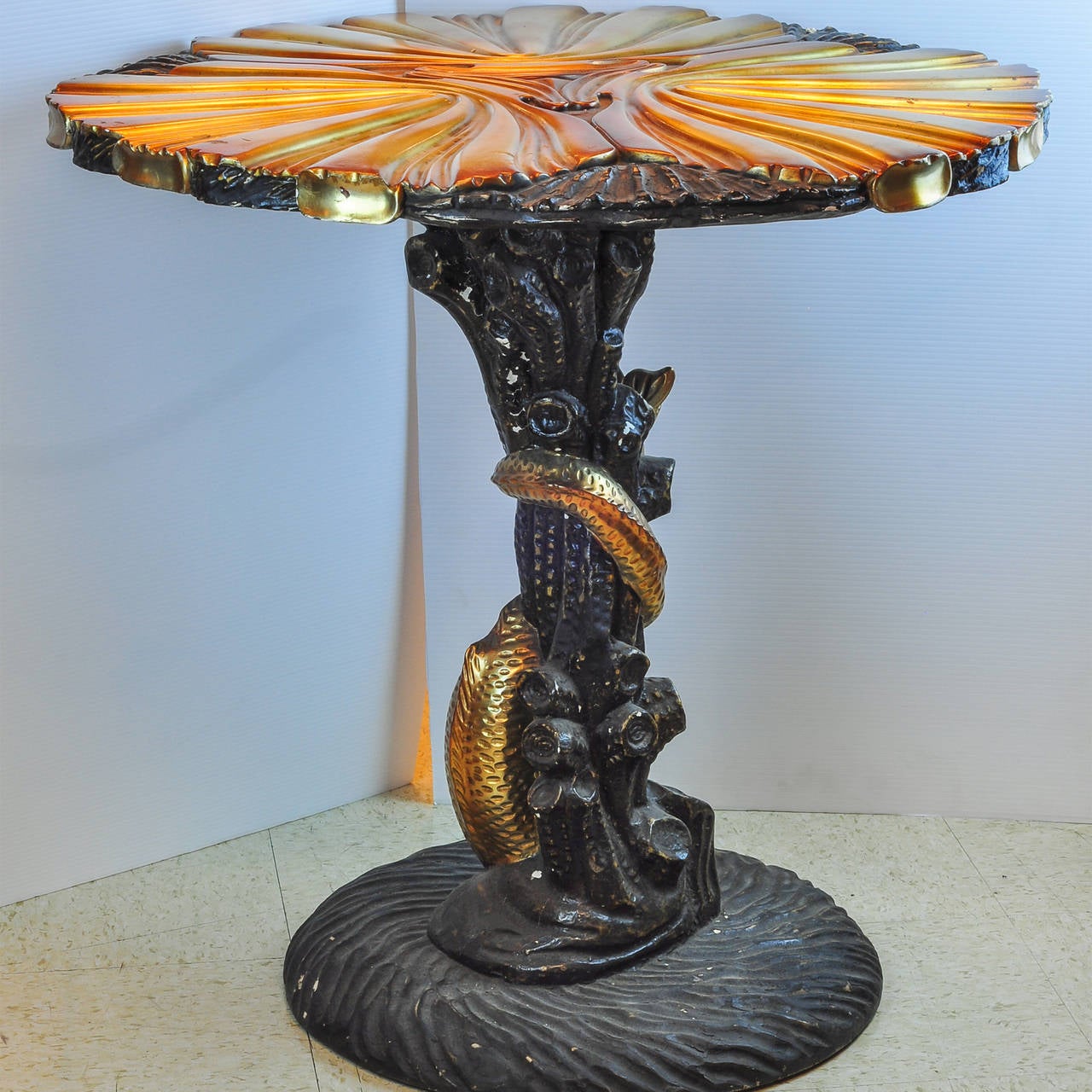 A Venetian Grotto Round Silvered Center Table
Stock Number: F11