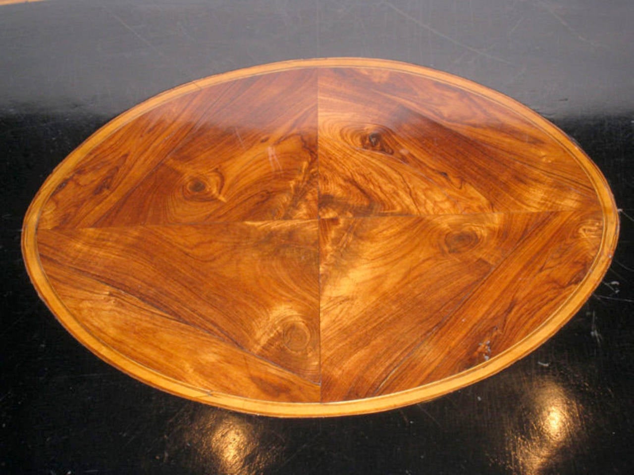 antique kidney shaped table