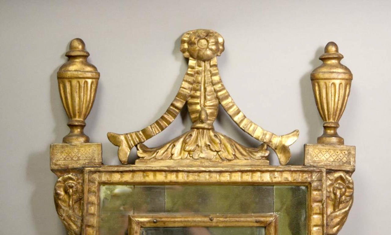 A Pair of Italian Neoclassical Giltwood Mirrors
Stock Number: M49