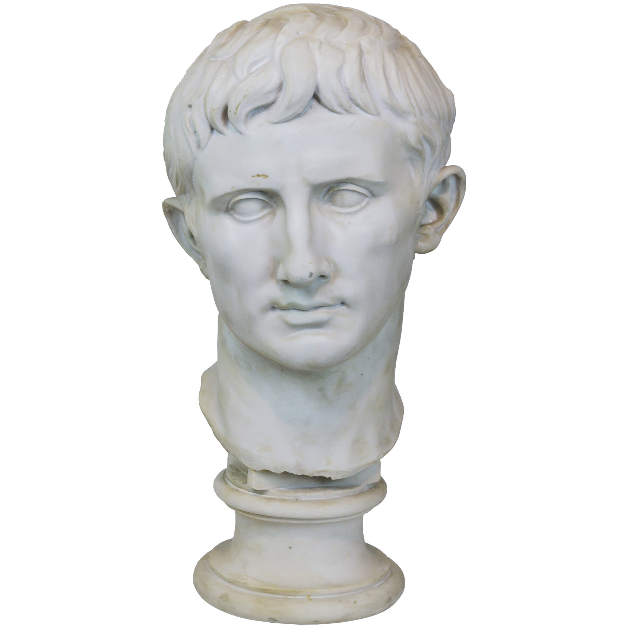 Neoclassical Composition Bust of Caesar