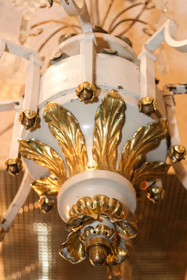 rustic metal chandelier