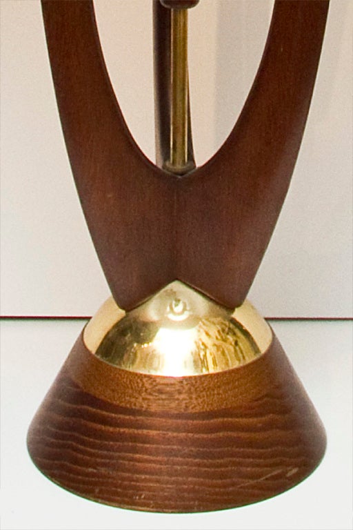 Mid-20th Century Pair Of Danish Modern Table Lamps