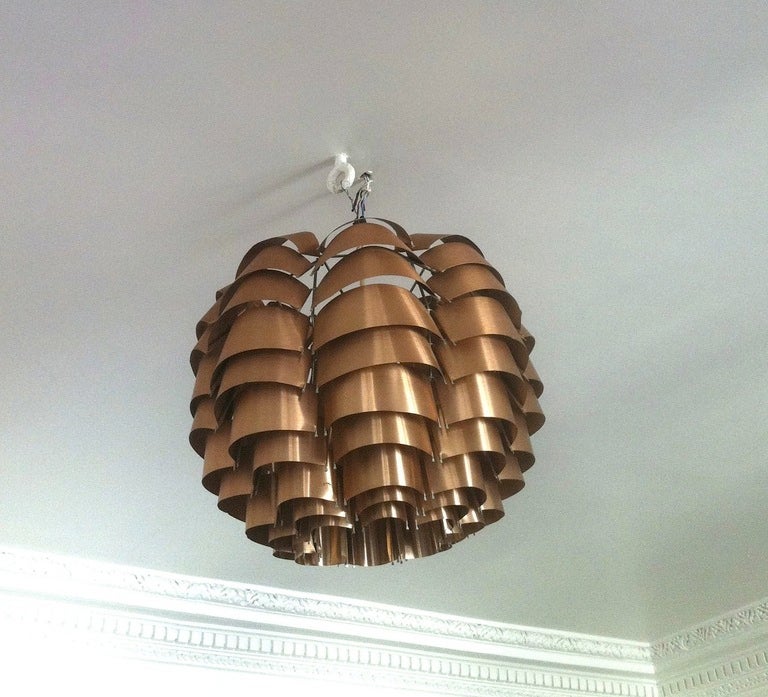 Orion Ceiling Lamp by Max Sauze In Excellent Condition In New York, NY