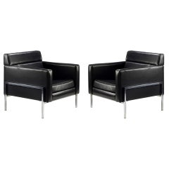 Pair of 1960s Thonet Armchairs by Pierre Paulin