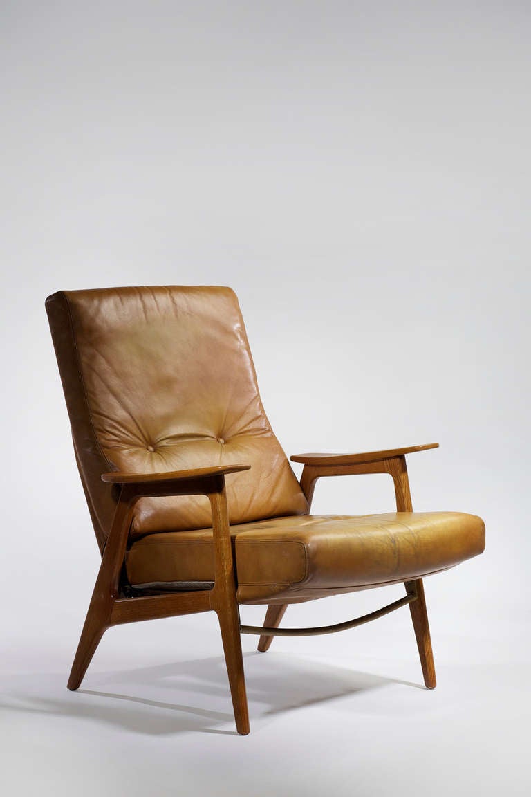 Pair of 1950s Vendôme Chairs by Pierre Guariche In Good Condition For Sale In New York, NY