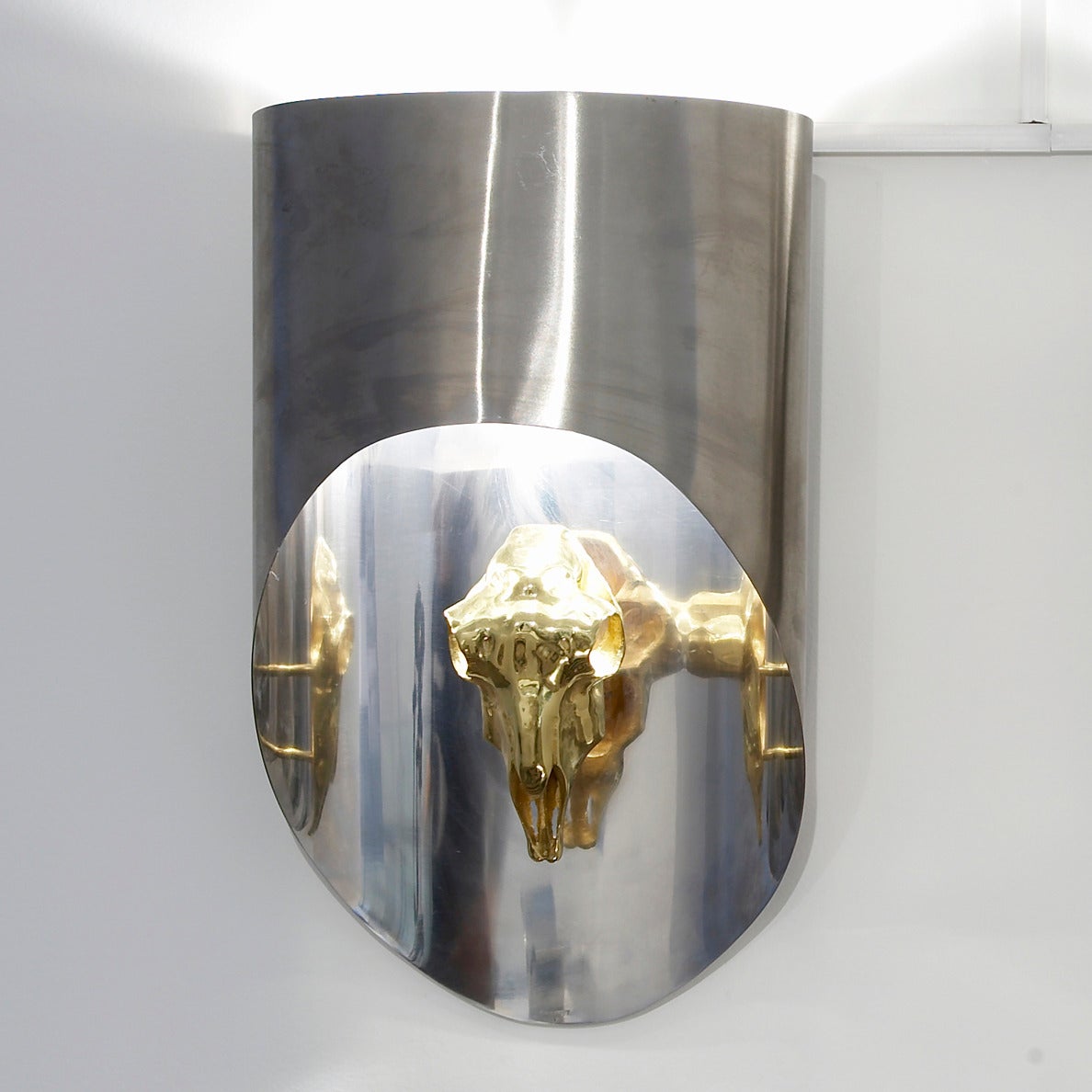 French 1970s Pair of TOTEM Sconces by Maria Pergay For Sale