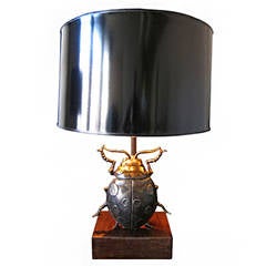 Bronze Lady Bug Table Lamp