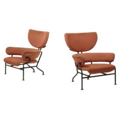 Pair of Armchairs by Franco Albini