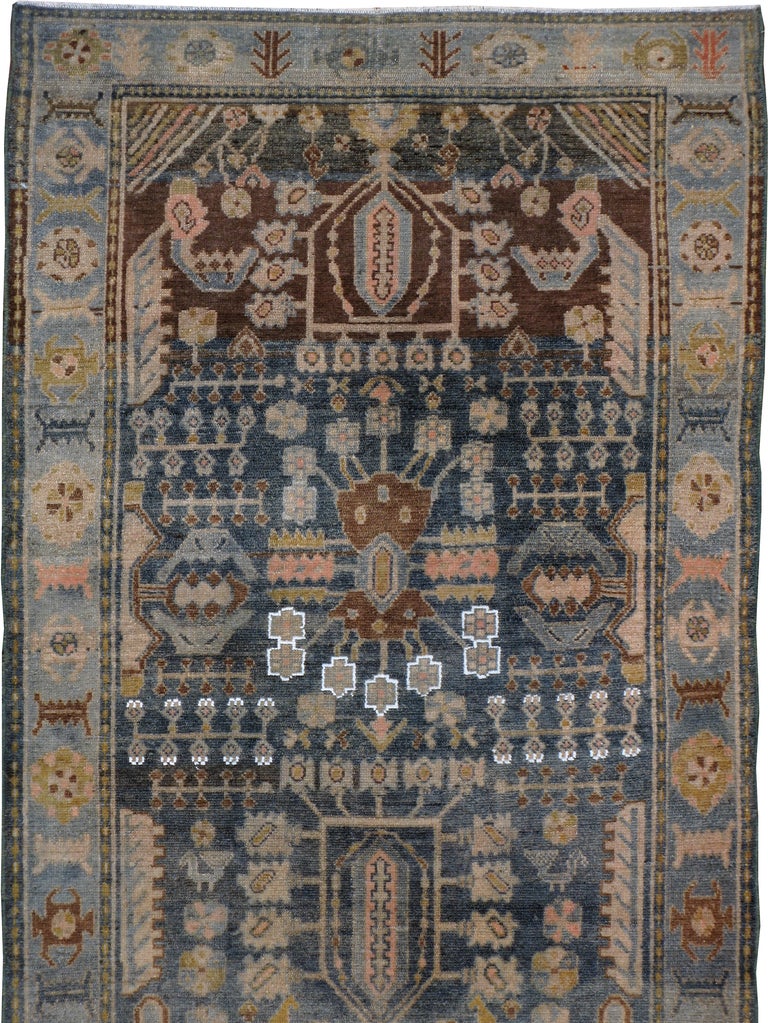 Malayer is one of over 100 weaving villages outside of Hamadan in Northwestern Iran.  Malayer has many popular parks with lush greenery and colorful birds.  The patterns of Malayer rugs are primarily geometric and one classic pattern ‘boteh’ or