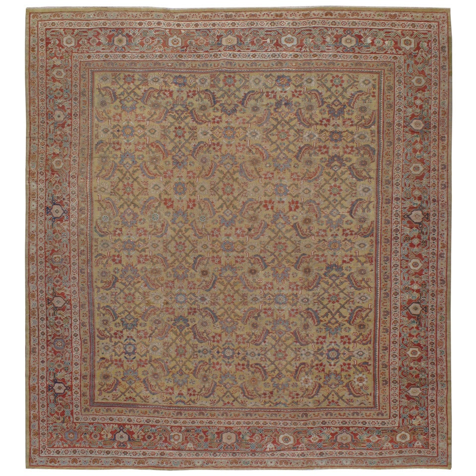 Antiker persischer Mahal-Teppich
