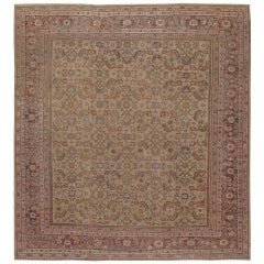 Antiker persischer Mahal-Teppich