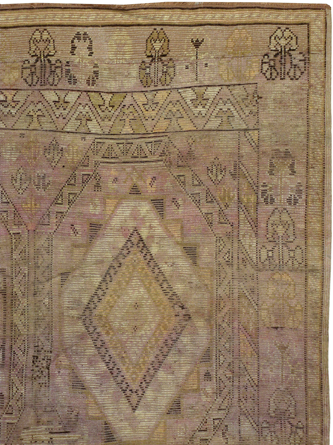Vintage Distressed Moroccan Rug For At 1stdibs Vintage Distressed Moroccan Rug For