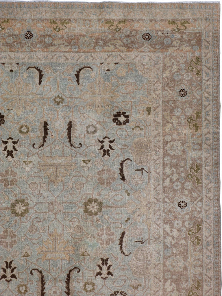 Antique Persian Tabriz Rug In Good Condition For Sale In New York, NY