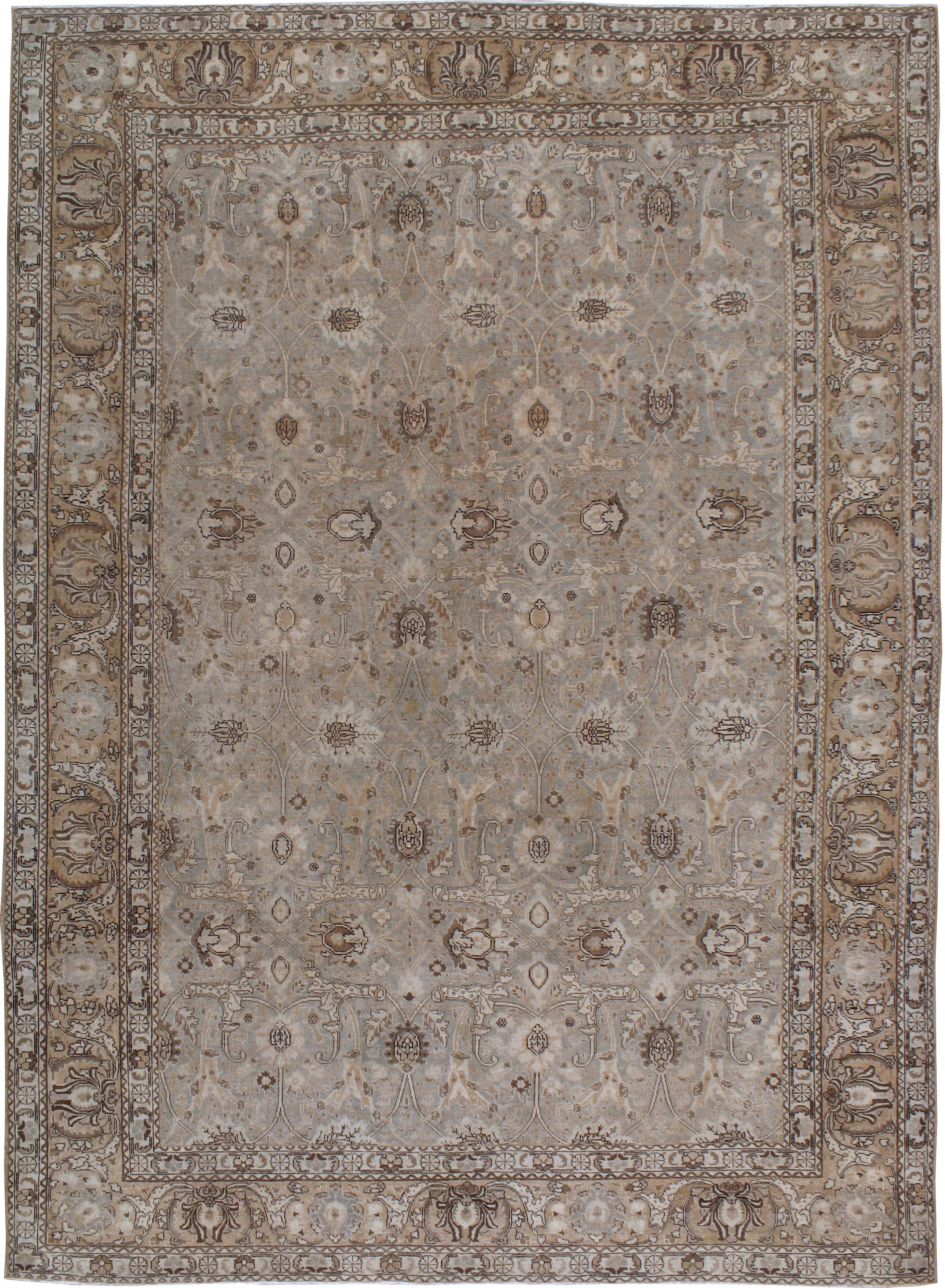 Antique Persian Tabriz Rug For Sale
