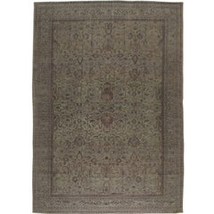 Ancien tapis turc Borlou Oushak