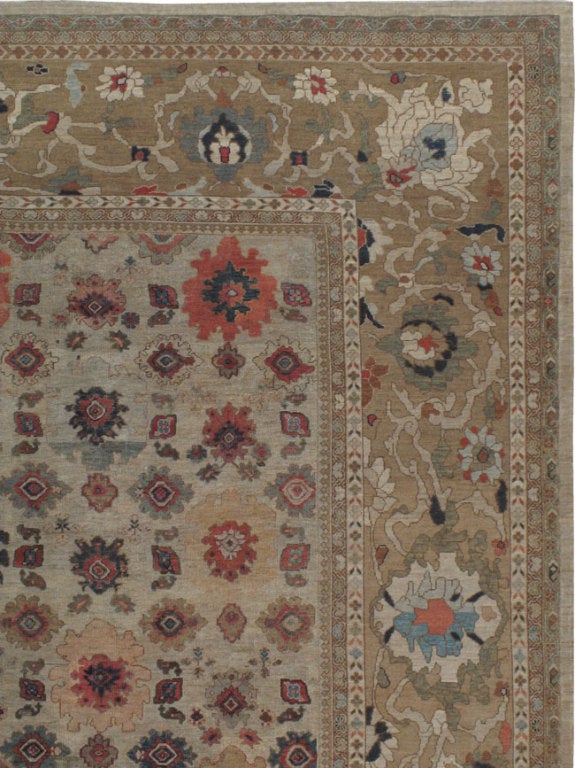 Antiker persischer Mahal-Teppich (Sultanabad) im Angebot
