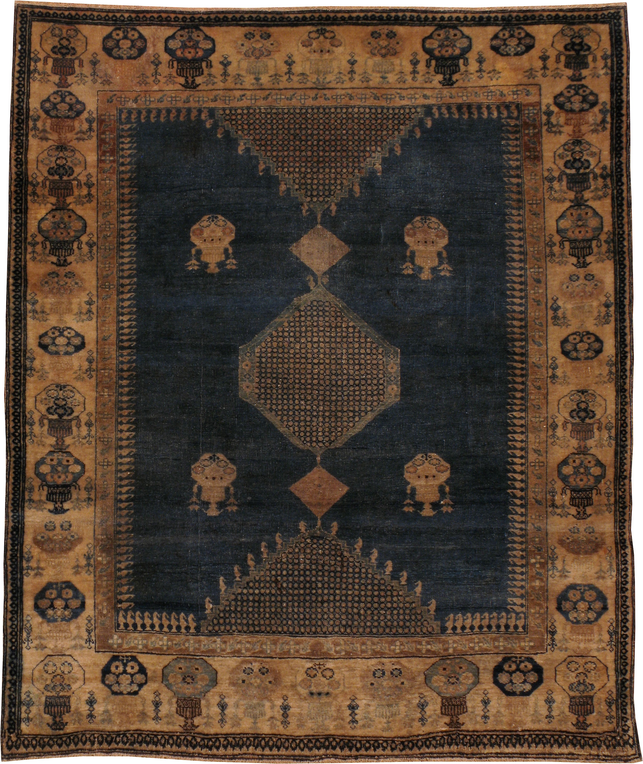 Antique Persian Tabriz Hagi Jalili Rug For Sale