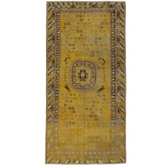 Antique East Turkestan Khotan Rug Antique East Turkestan Khotan Rug