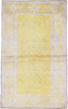 Tapis indien ancien en coton Agra