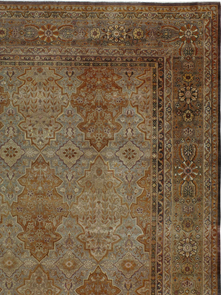 Antique Indian Lahore Rug For Sale at 1stdibs